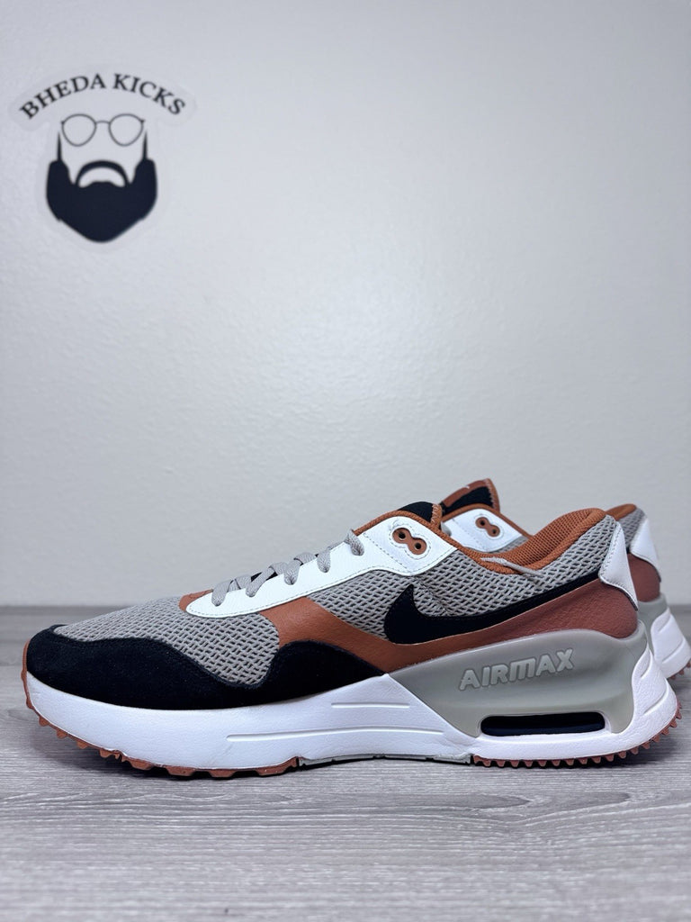 Size 15 - Texas Longhorns Nike College Air Max SYSTM Running Shoes DZ7745-001