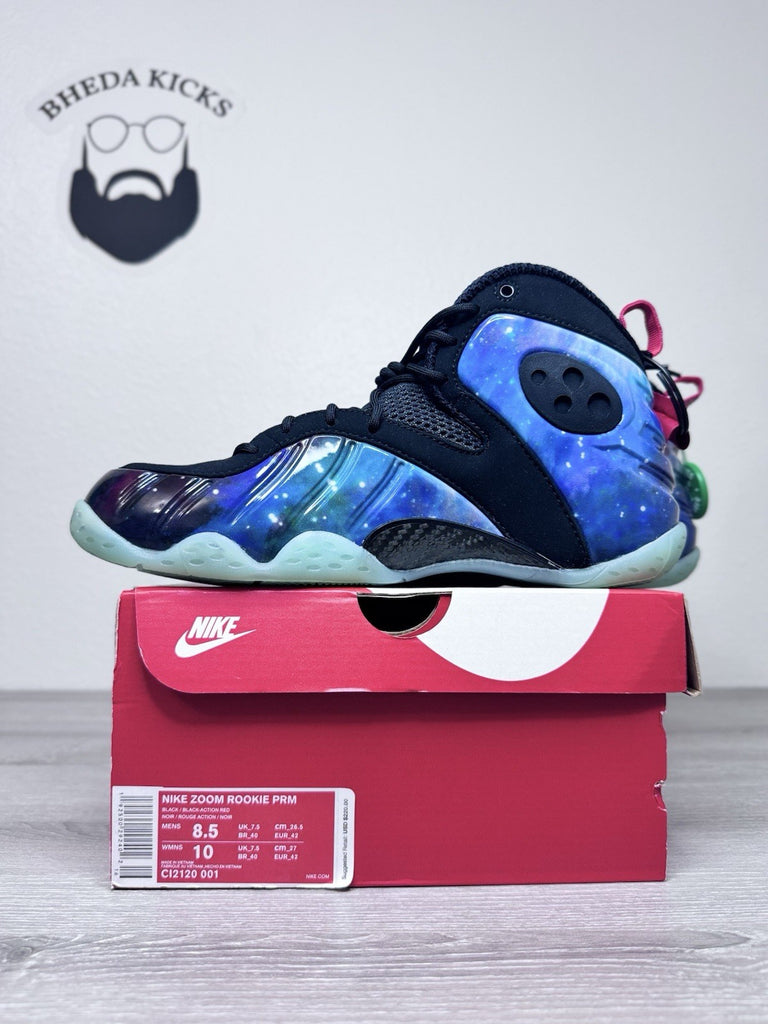 Size 8.5 - Nike Zoom Rookie Premium Retro Galaxy Shoes CI2120-001 Brand New