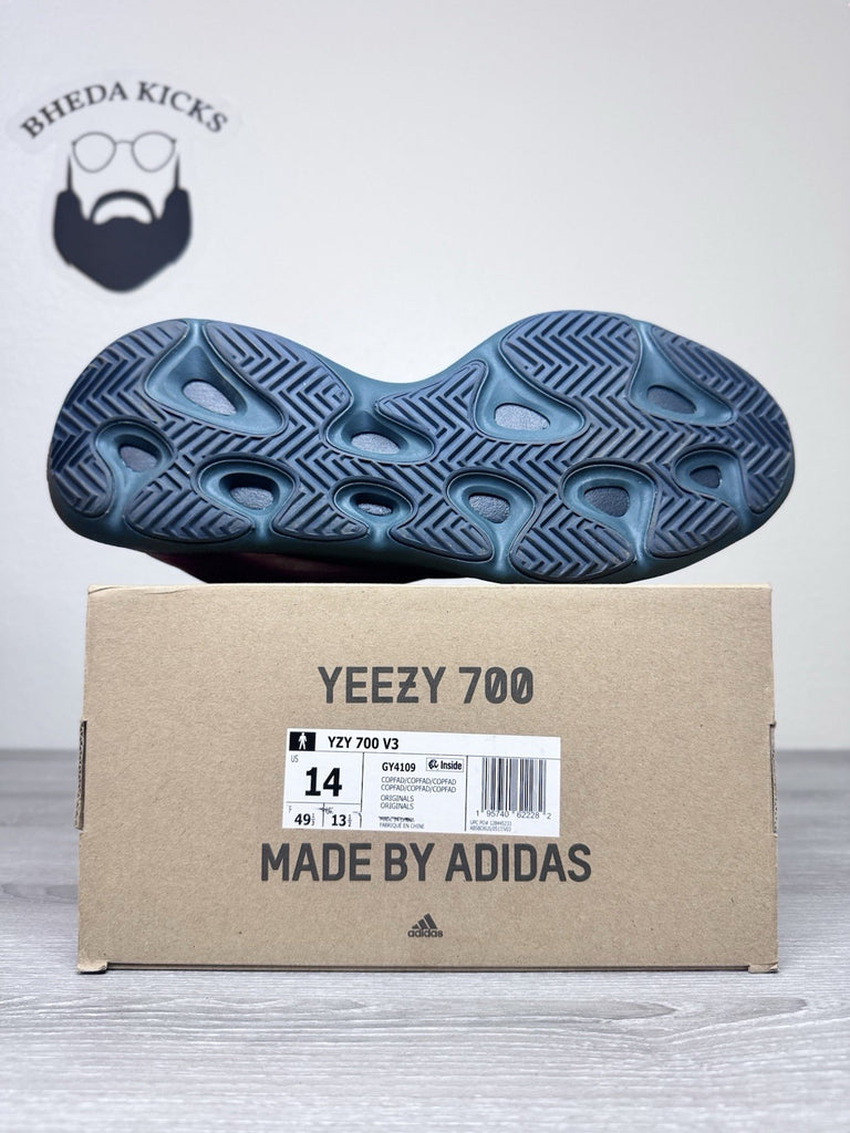 Size 14 - Adidas Yeezy 700 V3 Copper Fade Mens Orange GY4109 Kayne West