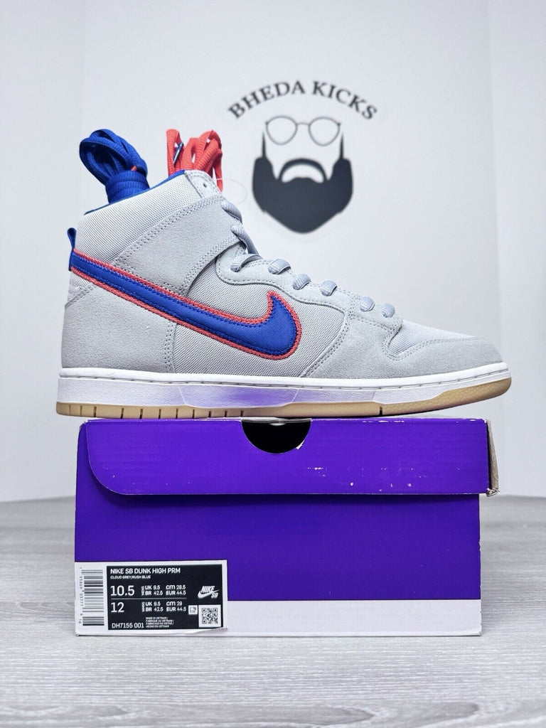 Size 10.5 - Nike SB Dunk High New York Mets Mens DH7155-001 NEW DS