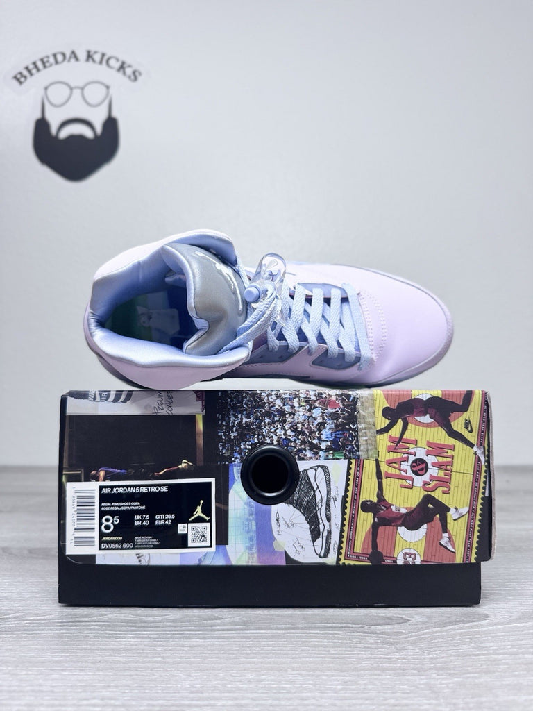 Size 8.5 - Nike Air Jordan 5 Easter 2022 Men’s Regal Pink Ghost DV0562-600