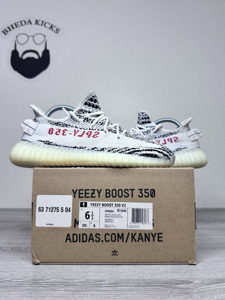 Size 6.5 - adidas Yeezy Boost 350 V2 'Zebra (CP9654) OG Preowned Clean