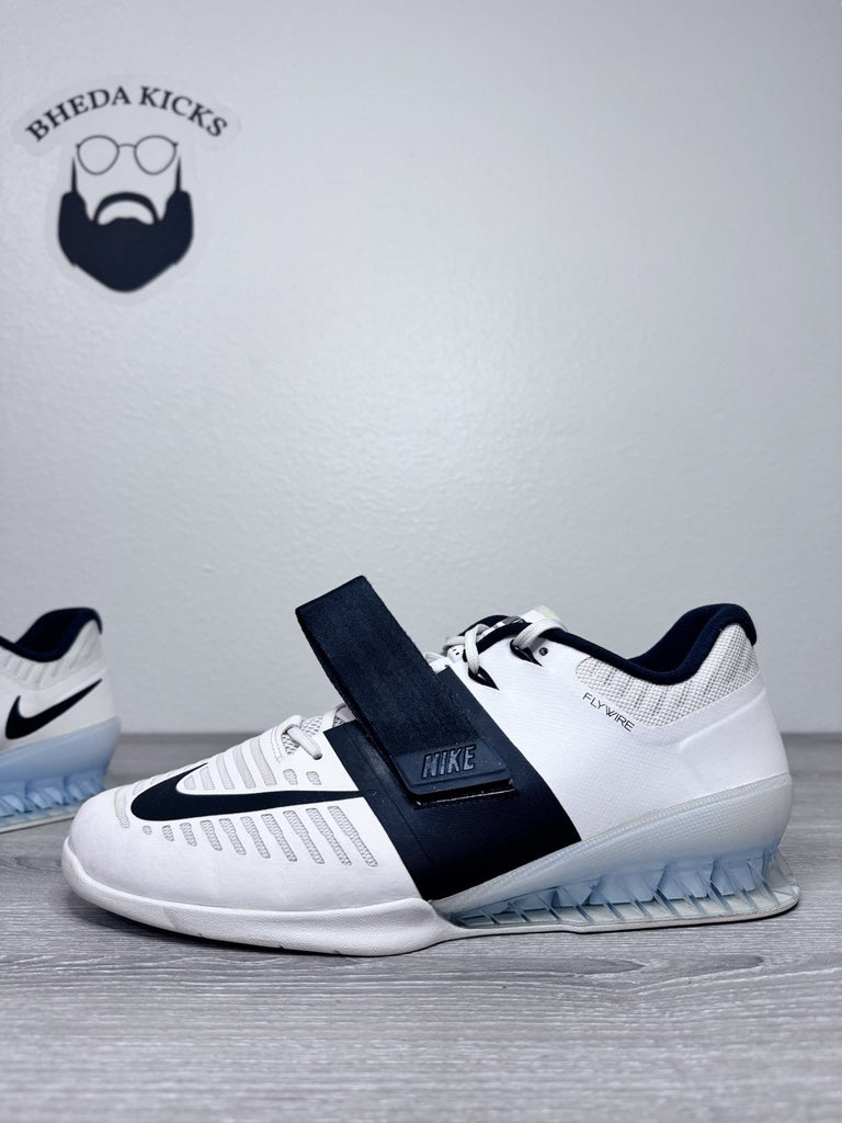 Size 15 - Nike Romaleos 3 Crossfit Weightlifting Shoes 852933-101 White Black