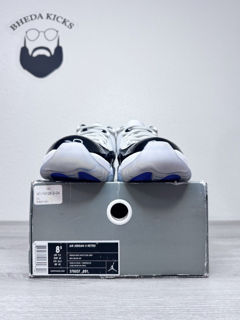 Size 8.5 - Nike Air Jordan 11 Retro Low Concord 528895-153 Preowned Clean