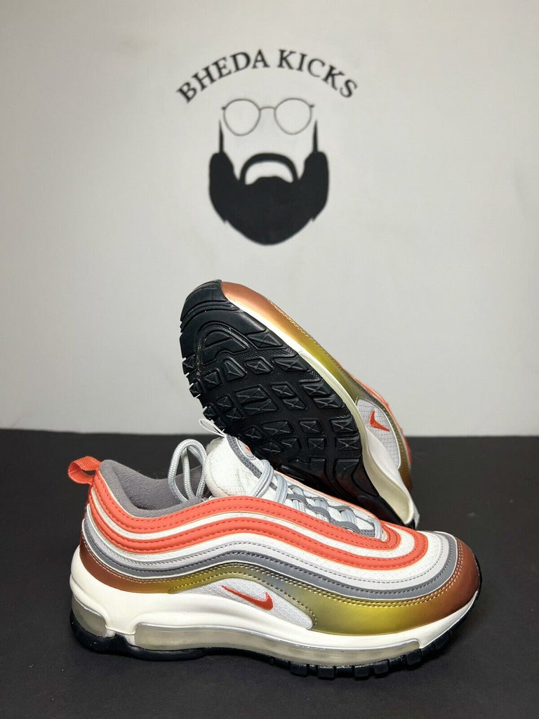 Nike Air Max 97 SE GS Metallic Red Bronze Orange CT9637-900 Youth Size 5Y/6.5W