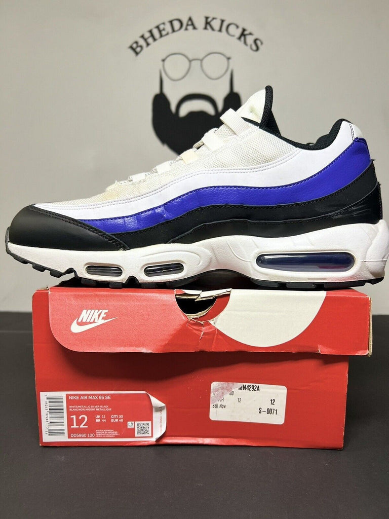 Nike Air Max 95 SE 'Persian Violet' Men's Size 12 [DO5960-100] Preowned Og Rare