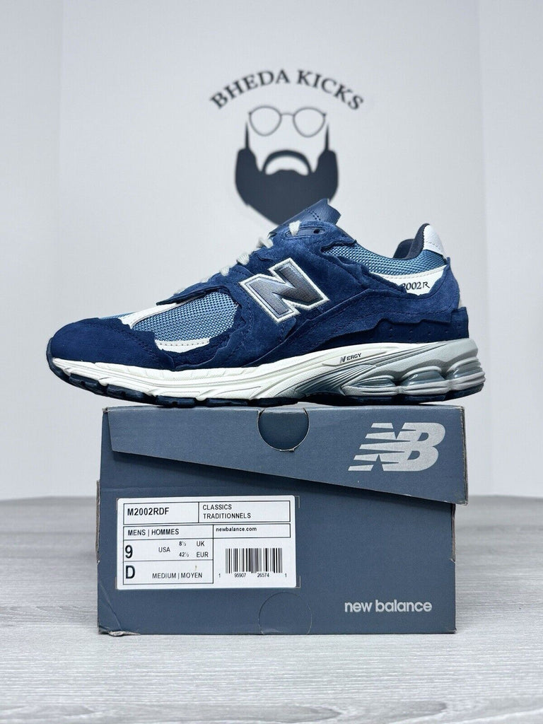 Size 9 - New Balance M2002RDF 2002R 'Protection Pack - Dark Navy' Preowned