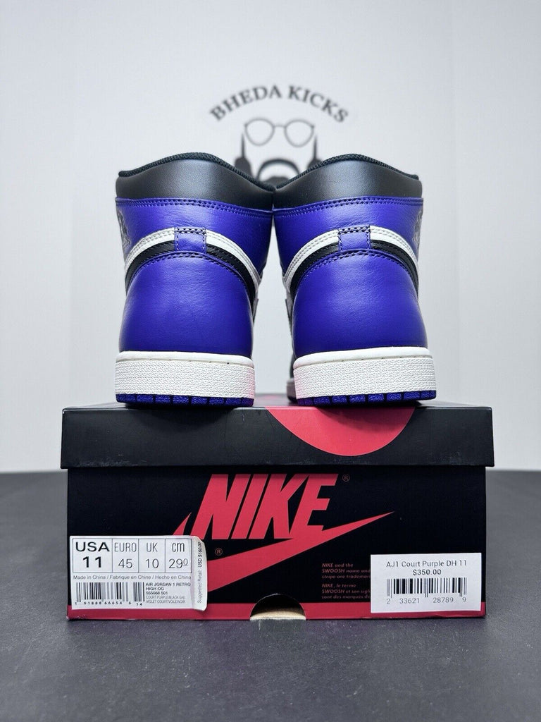 NEW DS Nike Air Jordan 1 Retro High OG Court Purple 555088-501 Men’s Size 11