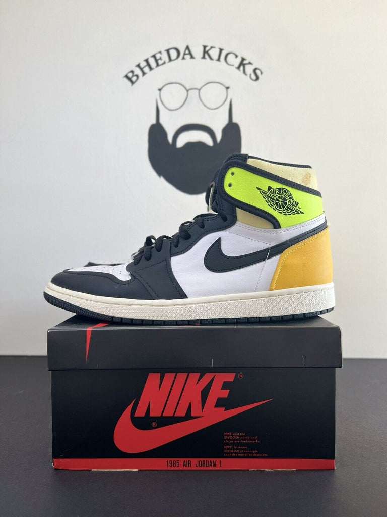 Nike Air Jordan 1 Retro High OG Volt Gold Men’s Size 10.5 555088-118 MJ Rare