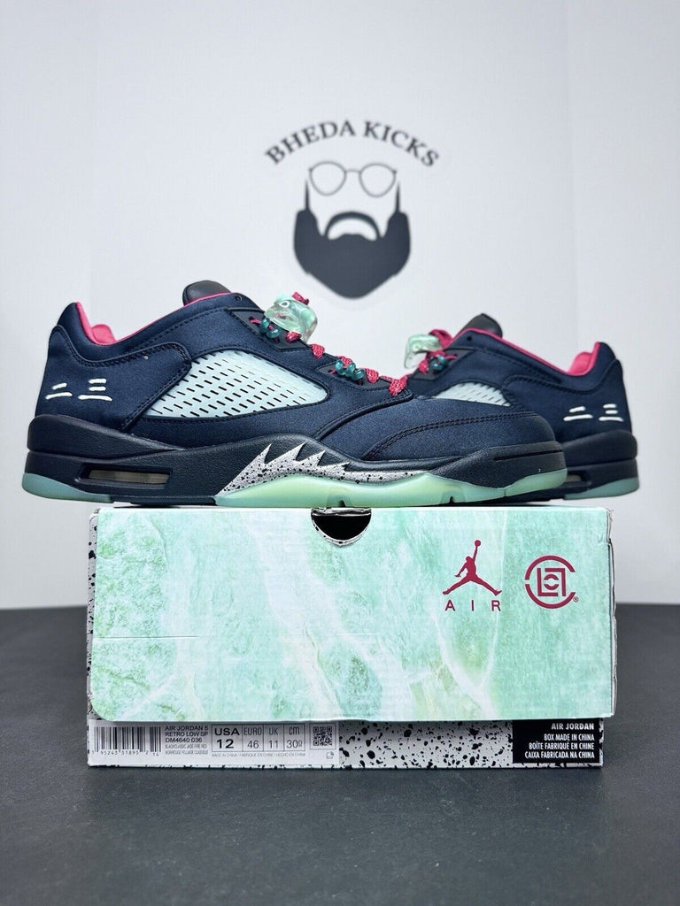 Air Jordan 5 Retro Low DM4640-036 CLOT Jade Preowned Authentic Men’s Size 12