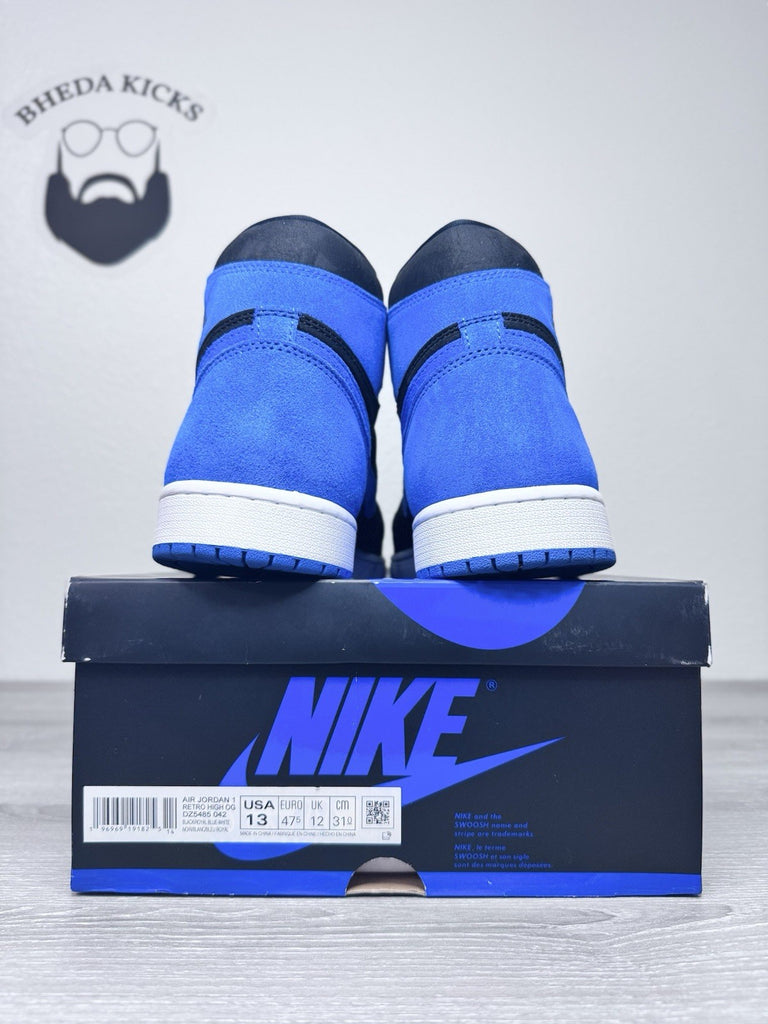 Size 13 - Jordan 1 Retro OG High Black Royal Blue Reimagined DZ5485-042