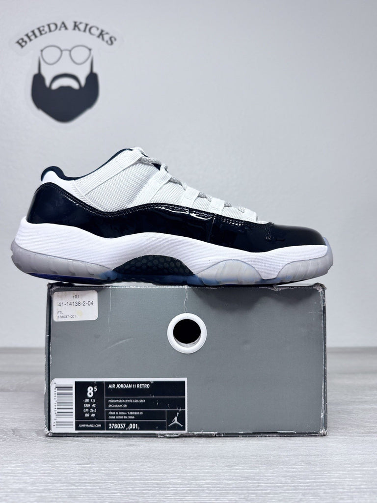 Size 8.5 - Nike Air Jordan 11 Retro Low Concord 528895-153 Preowned Clean