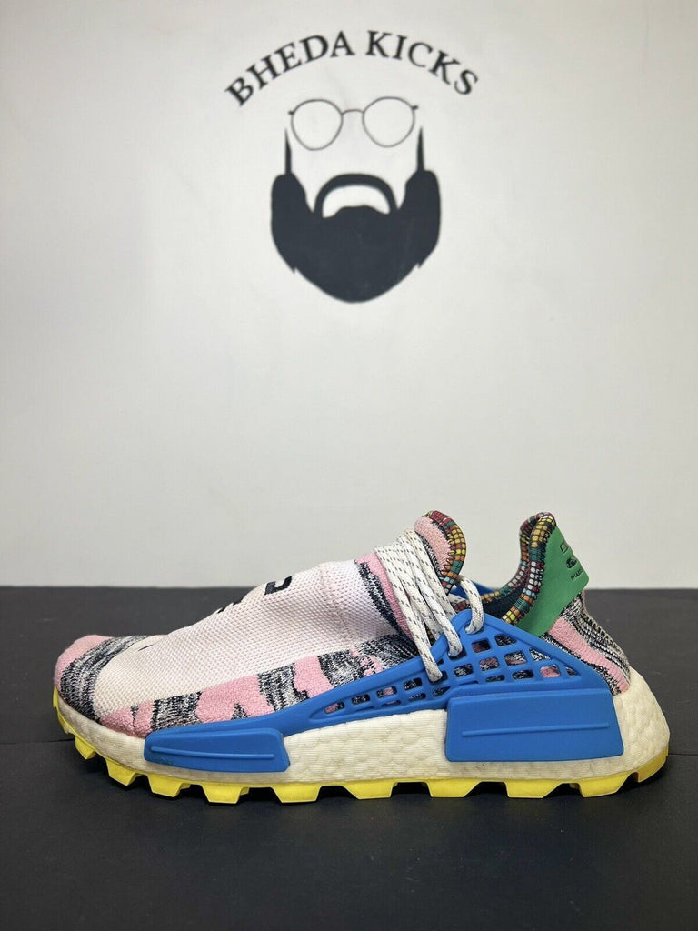 Size 9 adidas NMD Human Race Trail x Pharrell Solar Pack 2018 BB9531 Preowned OG