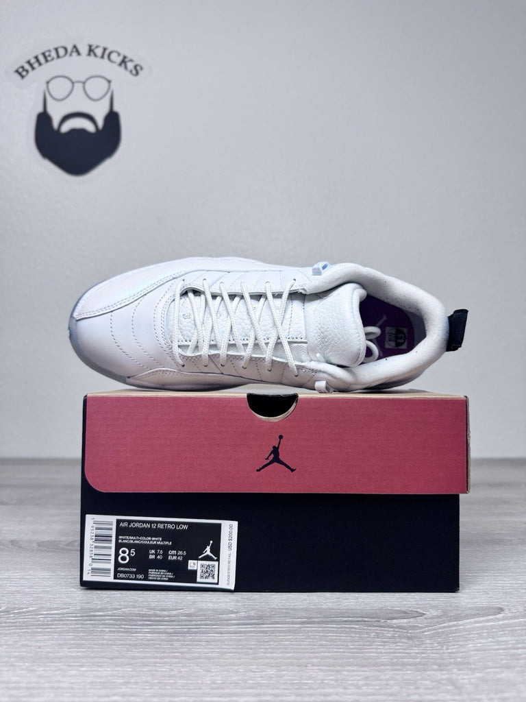Size 8.5 - Nike Air Jordan 12 Retro Low Easter DB0733-190 OG XII White Preowned