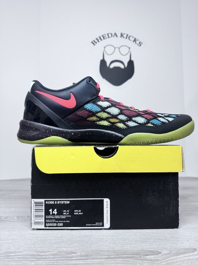 Size 14 - Kobe 8 System Christmas Lights 2012 Christmas 555035-030 NEW DS