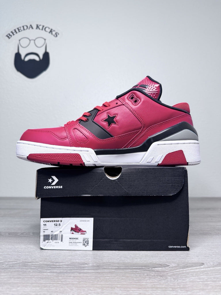 Size 11 - Converse ERX 260 Leather Sneakers Shoes Enamel Red 165043C Brand New