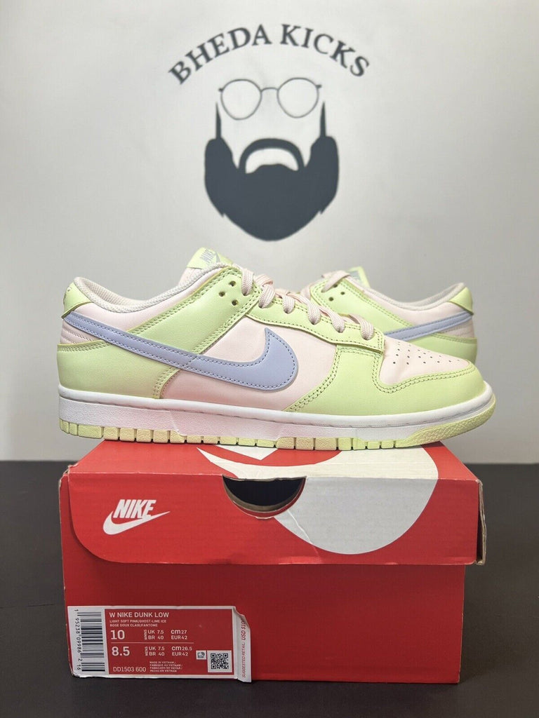 Women’s Nike Dunk Low “Lime Ice” Size 10W/8.5M (DD1503-600) Preowned Authentic