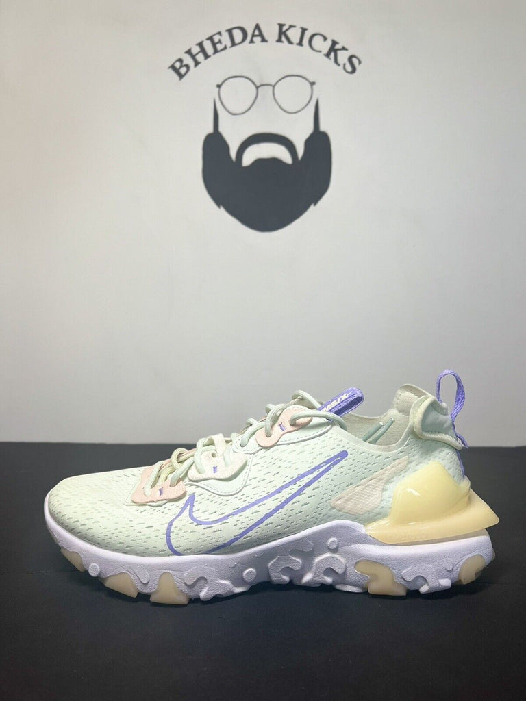 Nike D/MS/X React Vision Sneakers Barely Green Purple Pulse CI7523-301 Sz 11.5W