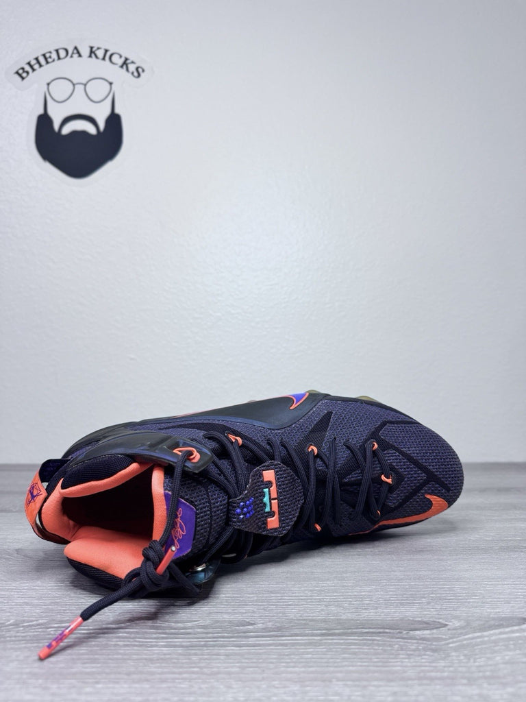 Size 15 - Nike LeBron 12 Instinct 684593-583 Preowned Authentic Og Rare