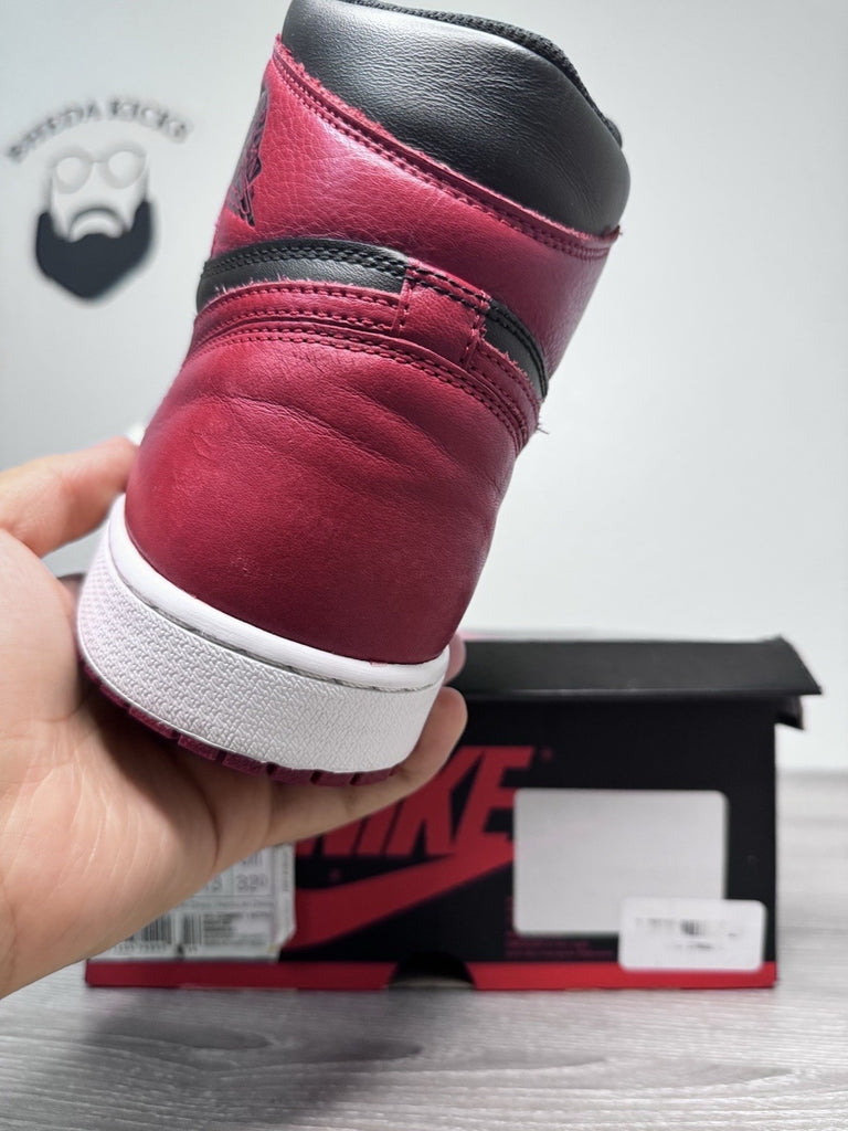 Size 14 - Nike Air Jordan 1 Retro OG High Banned Bred 555088-001 2016 Preowned