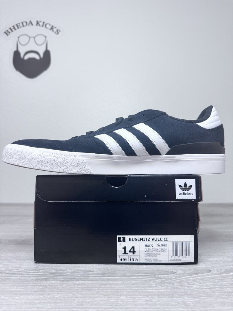 Size 14 - Adidas Busenitz Vulc II Skateboard Shoes Sneakers Black EF8472 NEW DS