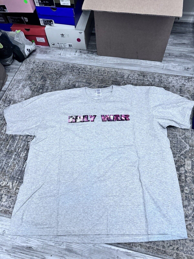 SUPREME HOLY WAR TEE/ ASH GREY / SIZE XXL) (AUTHENTIC) FW23 WEEK 1