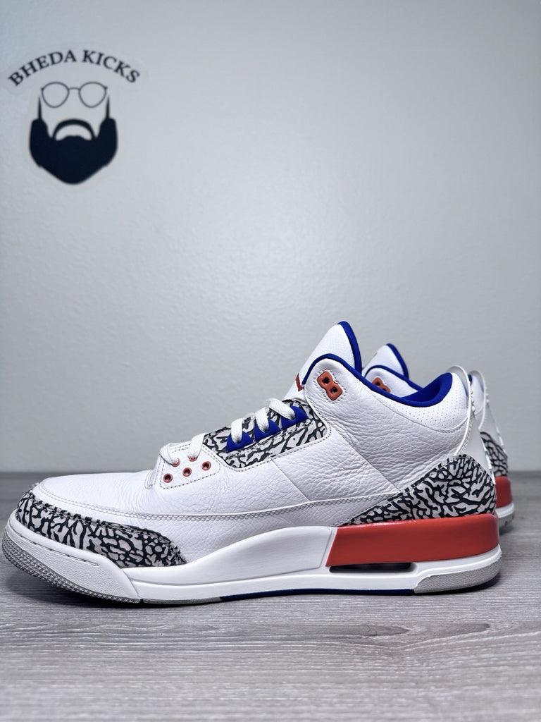 Size 16 - Air Jordan 3 Retro Knicks 136064-148 Preowned Authentic Rare