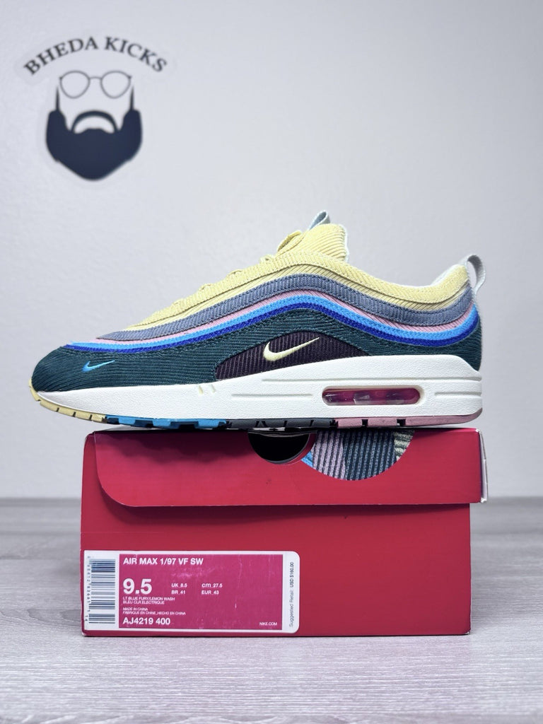 Size 9.5 - Nike Air Max 1/97 Sean Wotherspoon Men’s Preowned AJ4219-400