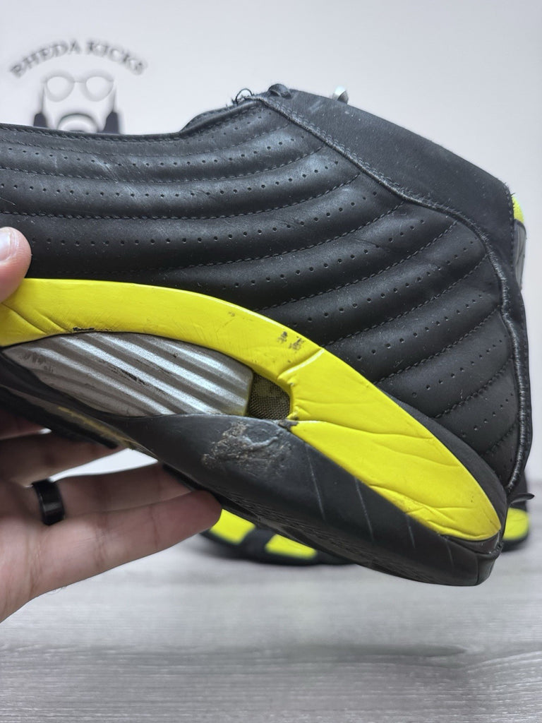 Size 13 - Air Jordan 14 Retro Thunder (487471-070) Preowned Authentic