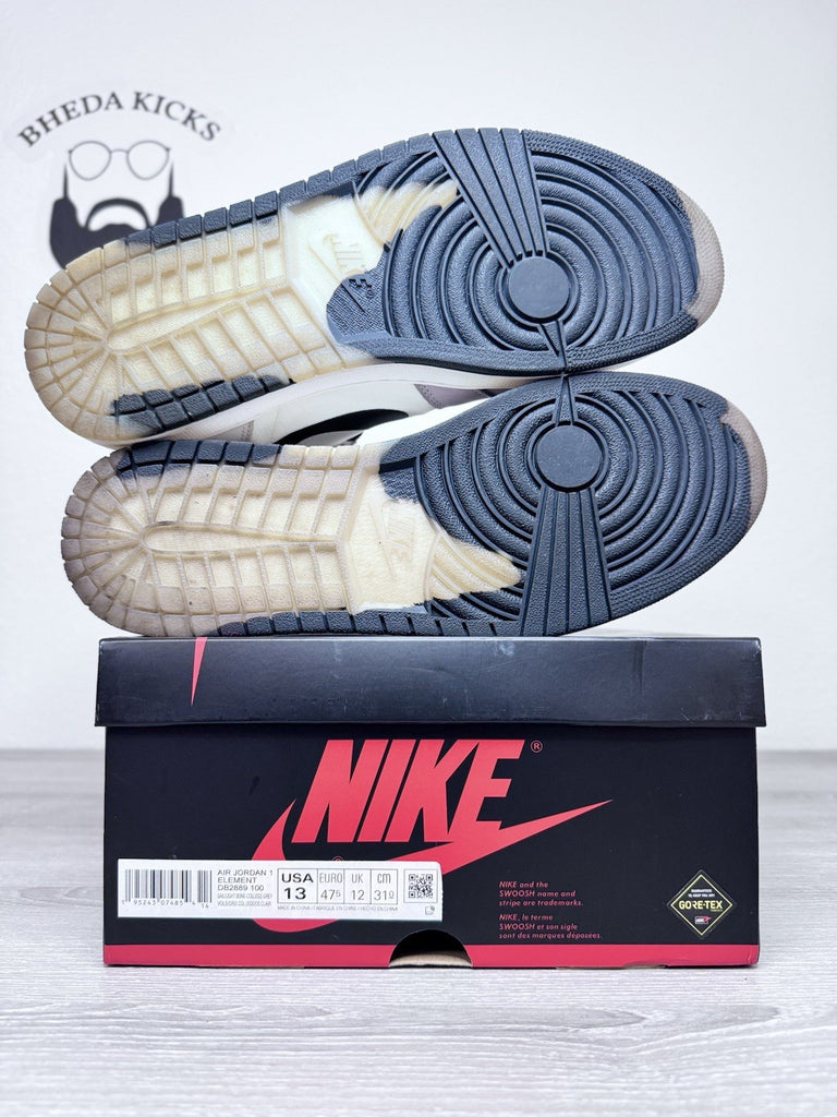 Size 13 - Air Jordan 1 Element GORE-TEX ‘Light Bone’ Men’s Preowned Authentic