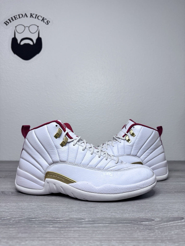 Size 11.5 - Nike Air Jordan 12 XII Retro FIBA White Red 130690-107 Men's