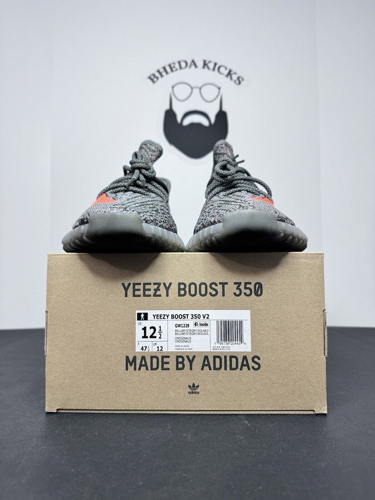 Adidas Yeezy Boost 350 V2 Low Beluga Reflective GW1229 Preowned Men’s Size 12.5