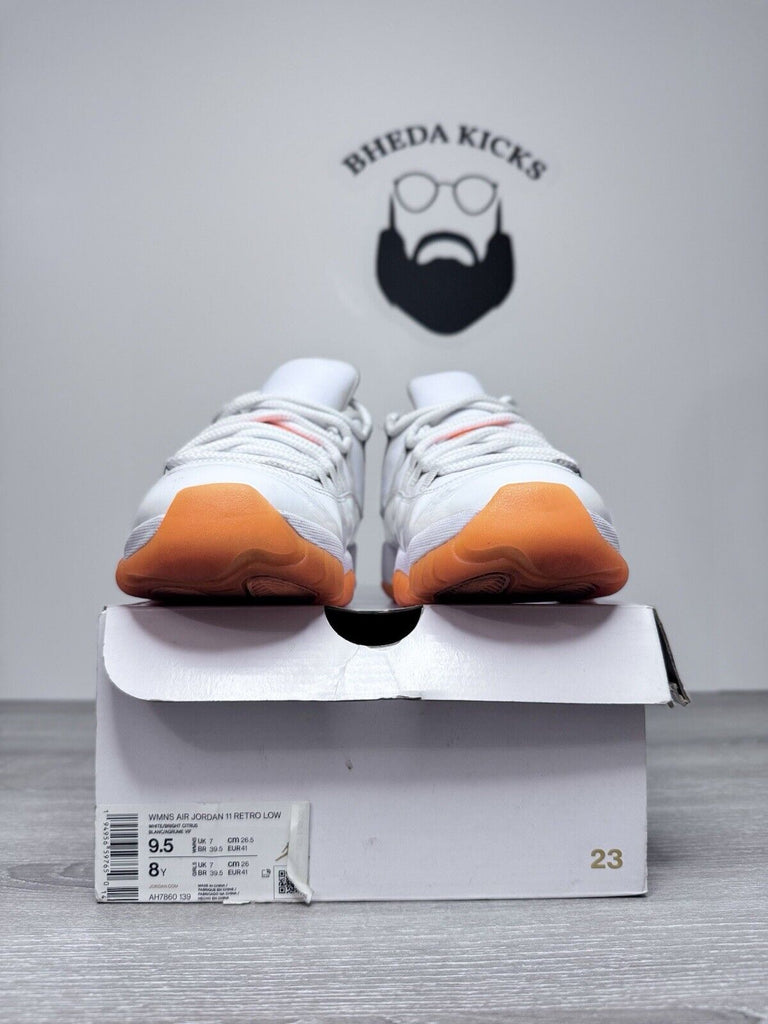 Size 9.5W/8 Men’s -  Air Jordan 11 Retro Low Citrus Preowned AH7860-139