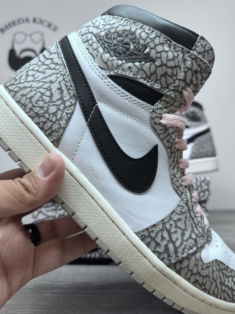 Size 11 - Nike Air Jordan 1 Retro High White Cement DZ5485-052 Tech Grey