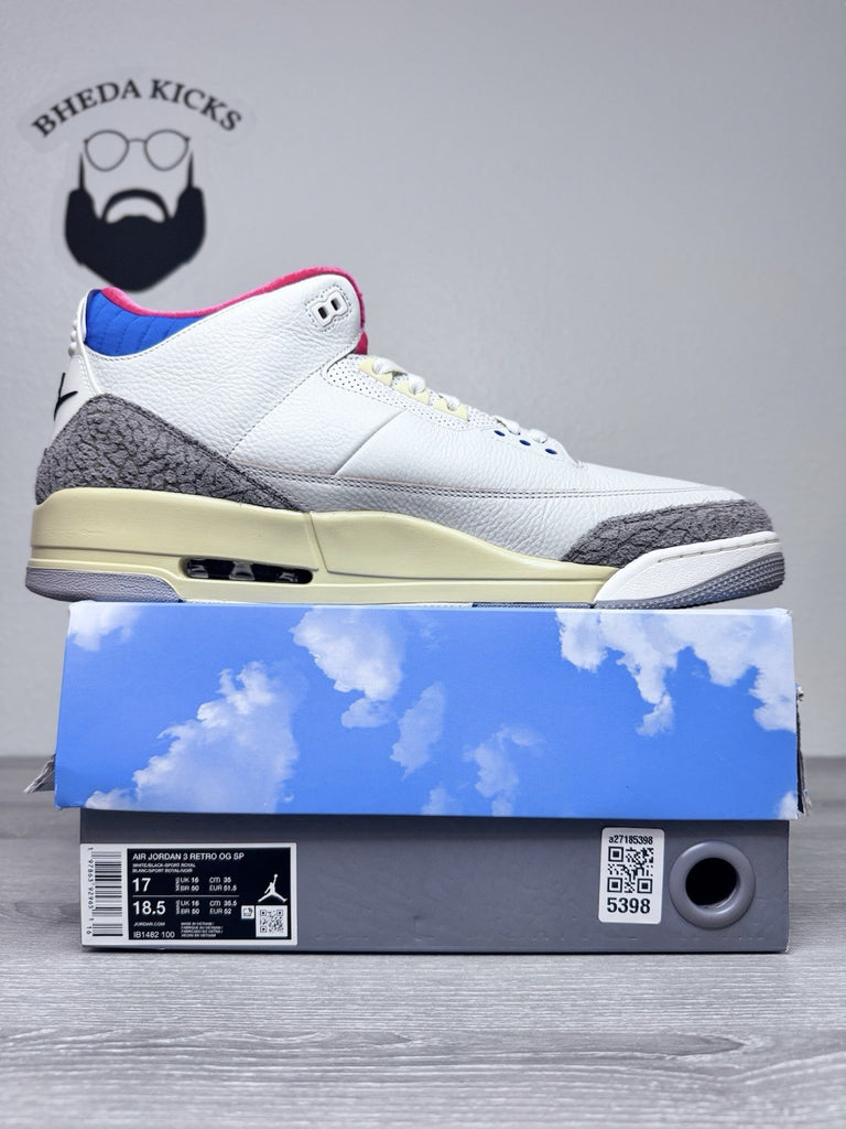 Size 17 - Nike Air Jordan 3 Retro Seoul 2.0 Men's IB1482-100 Brand New
