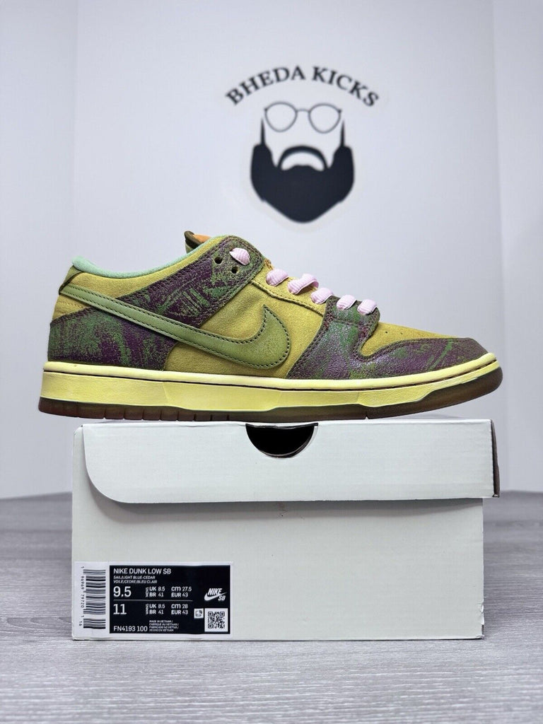 Size 9.5 - Nike SB Dunk Low x Crenshaw Skate Club Ivory (FN4193-100) DS (Custom)