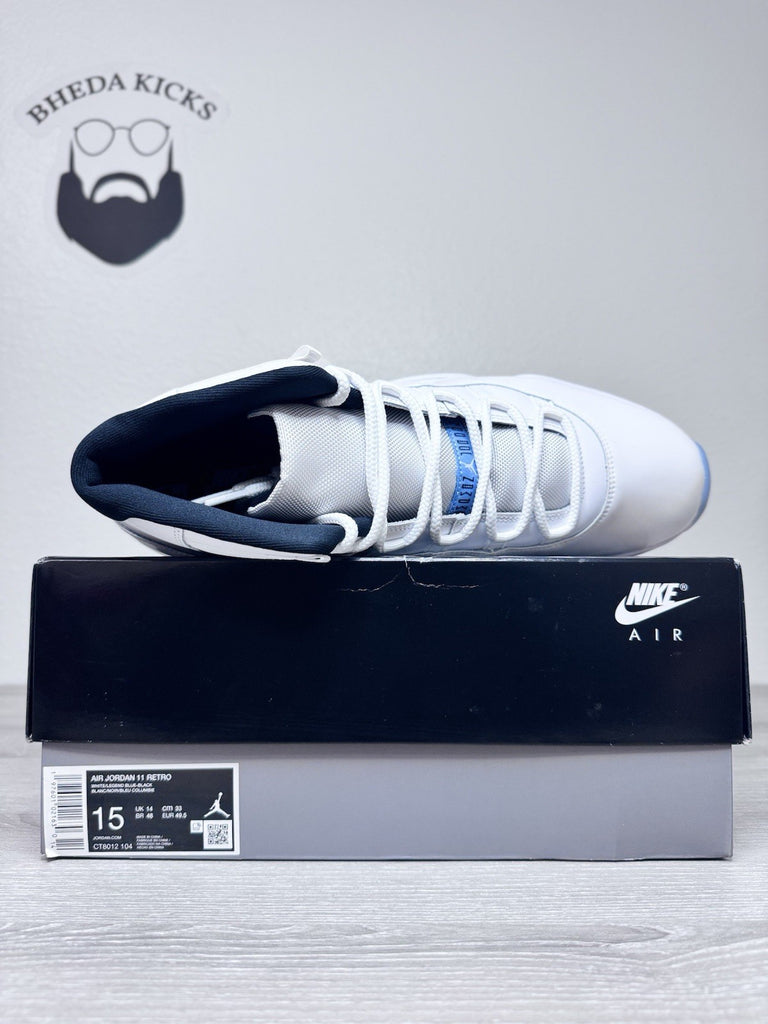 Size 15 - Nike Air Jordan 11 Retro Legend Blue Columbia CT8012-104 Brand New