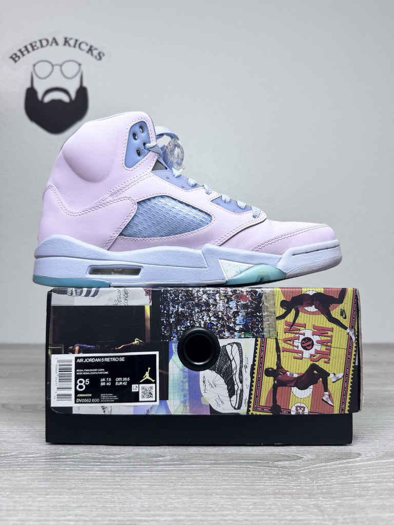 Size 8.5 - Nike Air Jordan 5 Easter 2022 Men’s Regal Pink Ghost DV0562-600