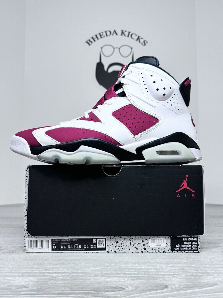 Size 13 - Jordan 6 Retro Carmine 2021 CT8529-106 OG Red White Preowned