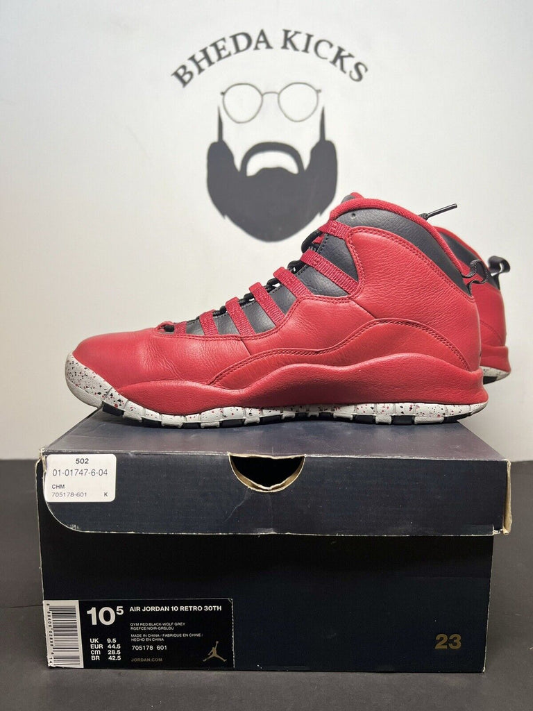 Nike Air Jordan 10 Retro Bulls Over Broadway size 10.5 OG X 705178–601 Sneakers