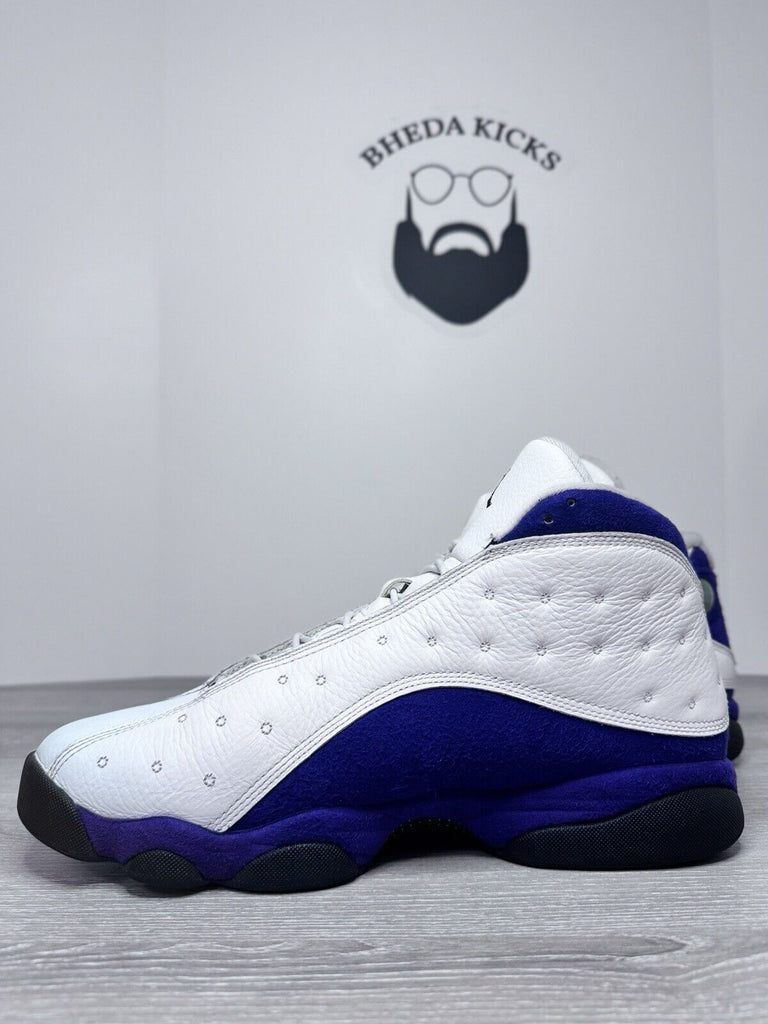 Size 13 - Air Jordan 13 Lakers Mens Retro Nike Purple White 414571-105 2019