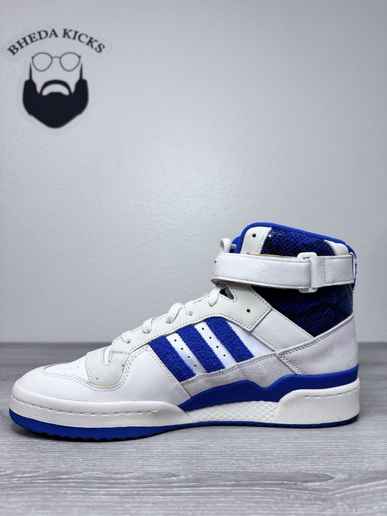 Size 14 - Adidas Forum 84 High "Cloud White Royal Blue" Men's FZ6300 Brand New