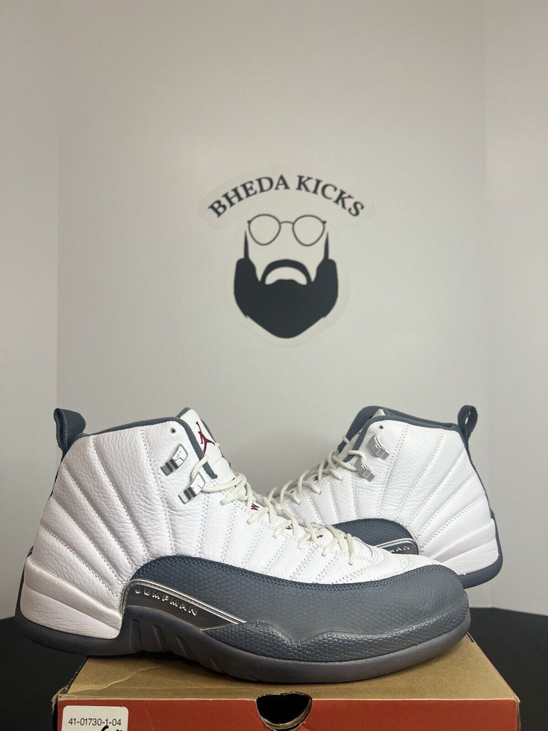 Nike Jordan 12 Retro White Grey 2019 130690-160 Og Rare Preowned Men’s Size 13