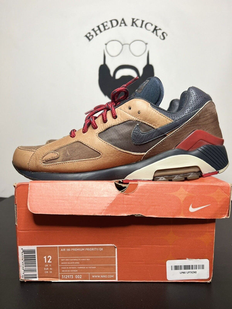 NEW DS Nike Air 180 Premium Priority/QK size 12 2005 312973-002 Foot Patrol