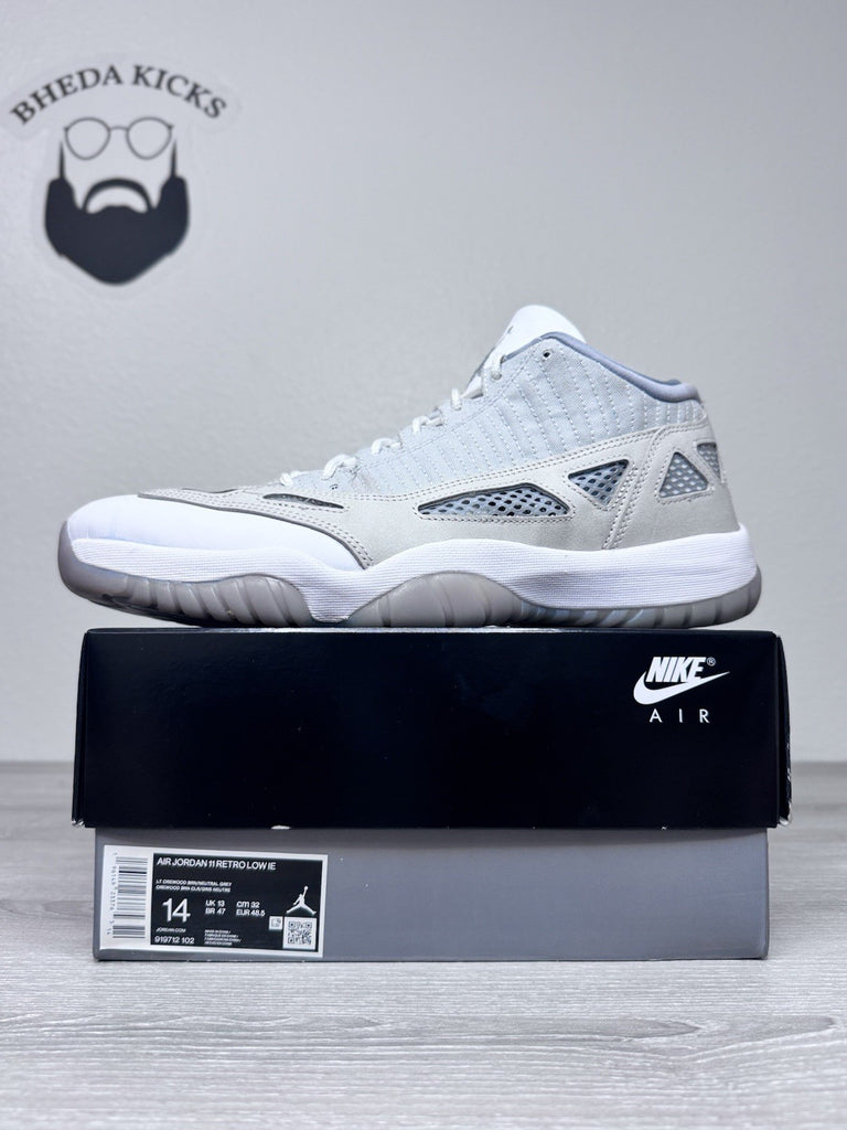 Size 14 - Air Jordan 11 Retro IE Low Light Orewood Brown 919712-102 Preowned
