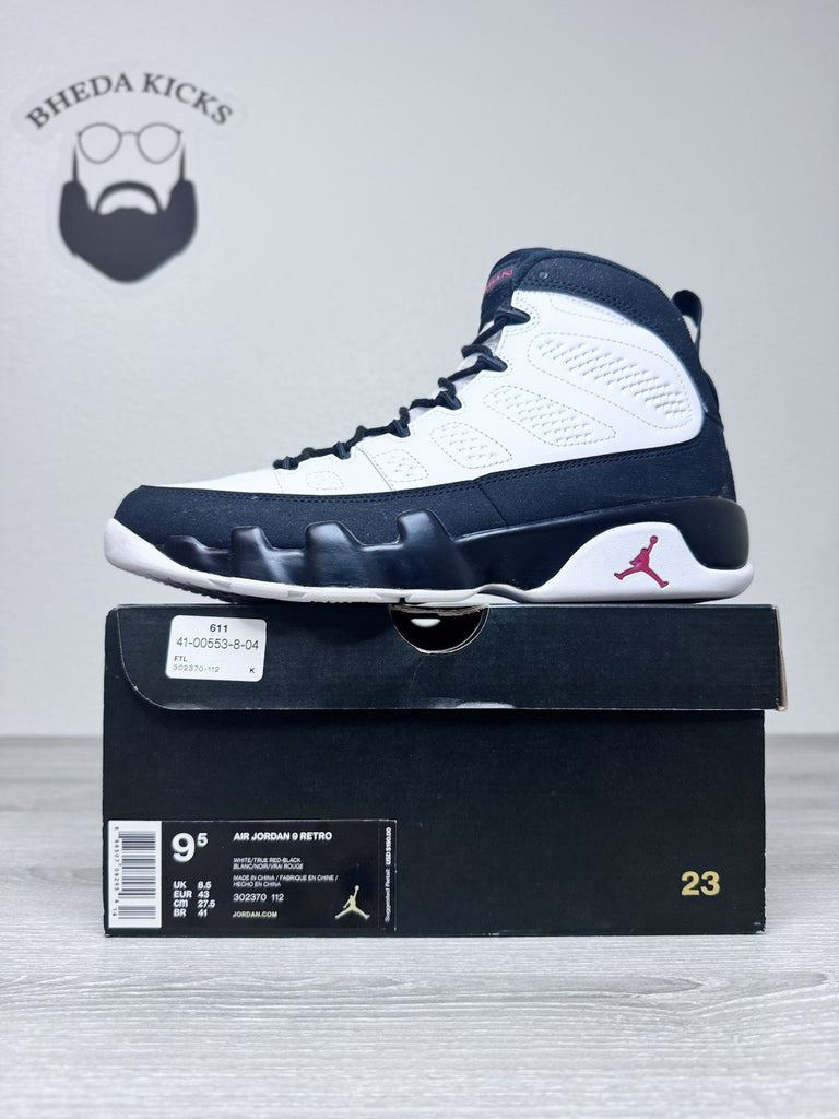 Size 9.5 - Air Jordan 9 Retro Space Jam 2016 Black Red White 302370-112 Men’s