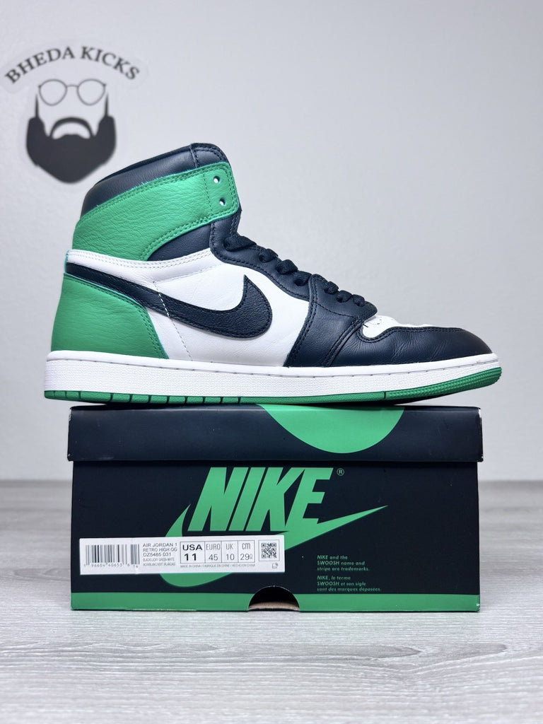 Size 11 - Nike Air Jordan 1 Retro High Lucky Green DZ5485-031 Preowned Authentic