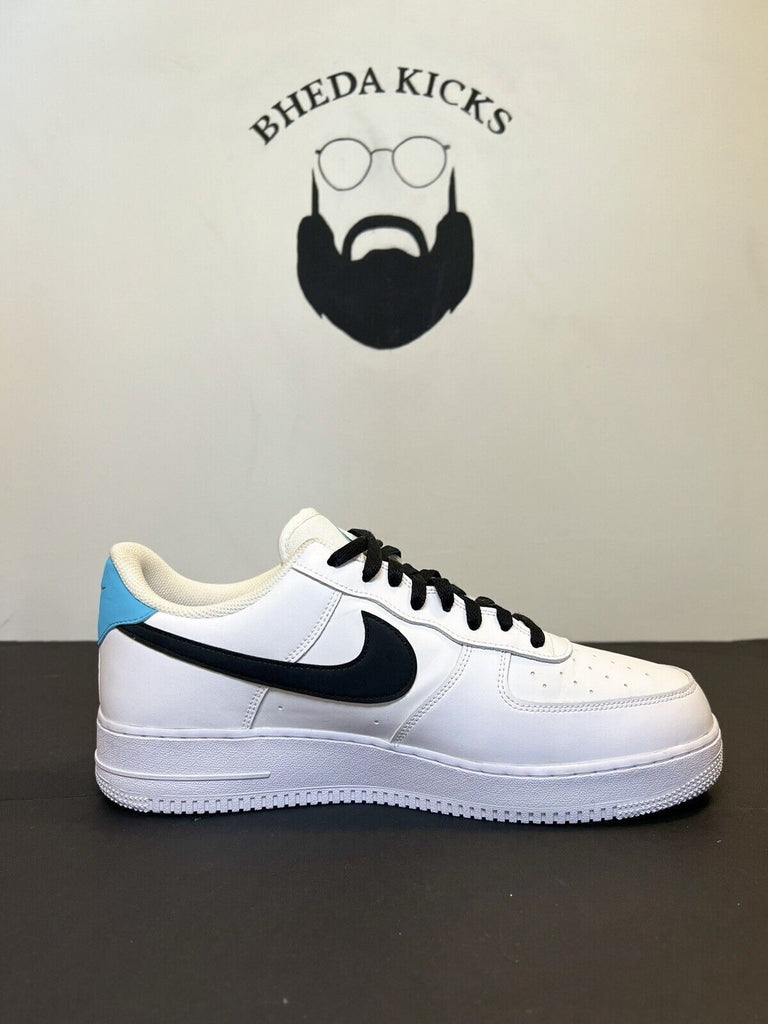 Nike Air Force 1 '07 WW Worldwide White Black Blue CK7648-100 Men's Size 13 Rare