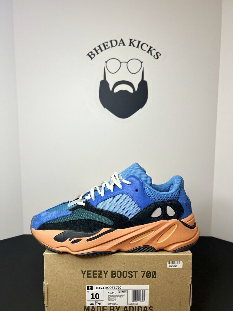 Adidas Yeezy Boost 700 Bright Blue GZ0541 OG Retro Preowned Authentic Size 10