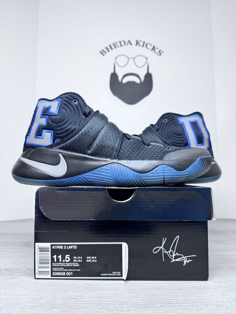 Size 11.5 - Nike Kyrie 2 Duke 838639-001 Blue Devils Limited Preowned Og